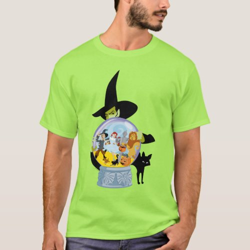 The Wicked Witch Crystal Ball Halloween T_Shirt