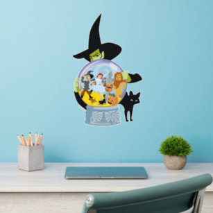 The Wicked Witch Crystal Ball Halloween Wall Decal