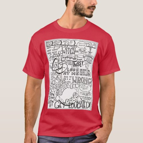 The Wicked Witch of the East Bro Hand Lettered T_Shirt