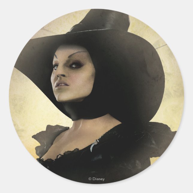 The Wicked Witch of the West 1 Classic Round Sticker (Front)