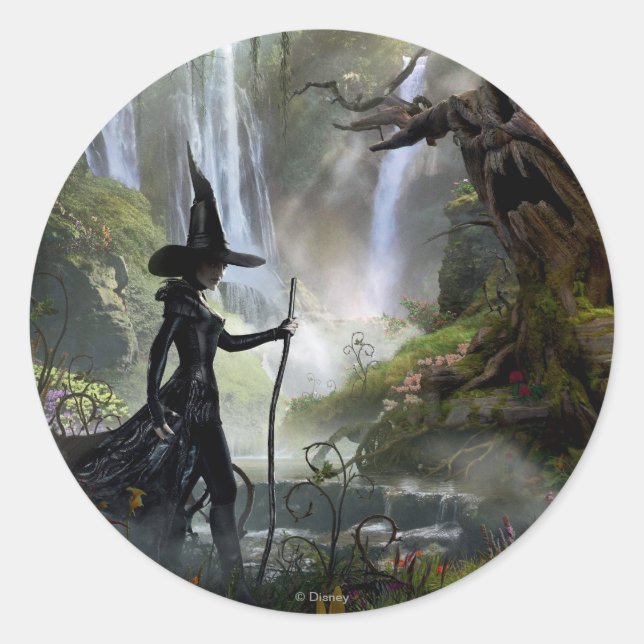The Wicked Witch of the West 3 Classic Round Sticker (Front)