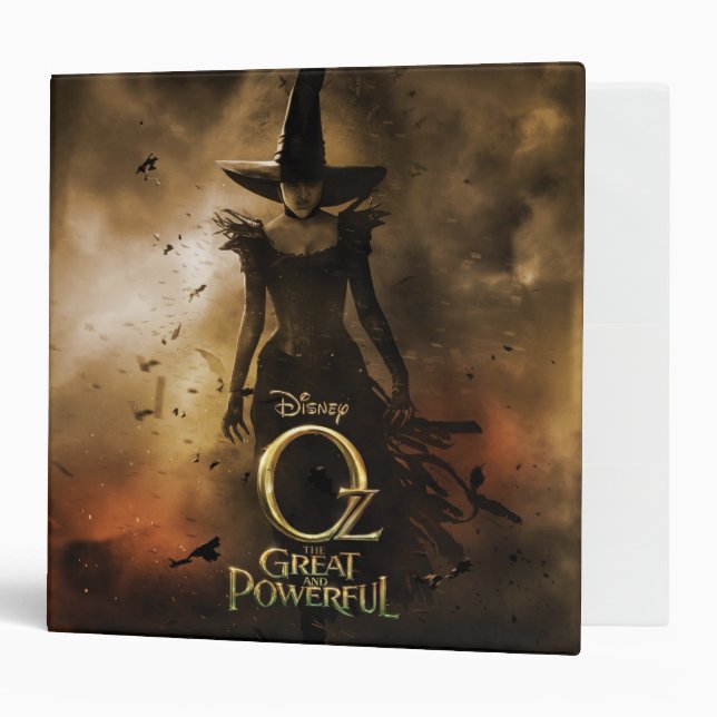 The Wicked Witch of the West 4 3 Ring Binder (Front/Inside)