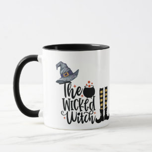 The Wicked Witch - Witches Hat & Stockings Mug