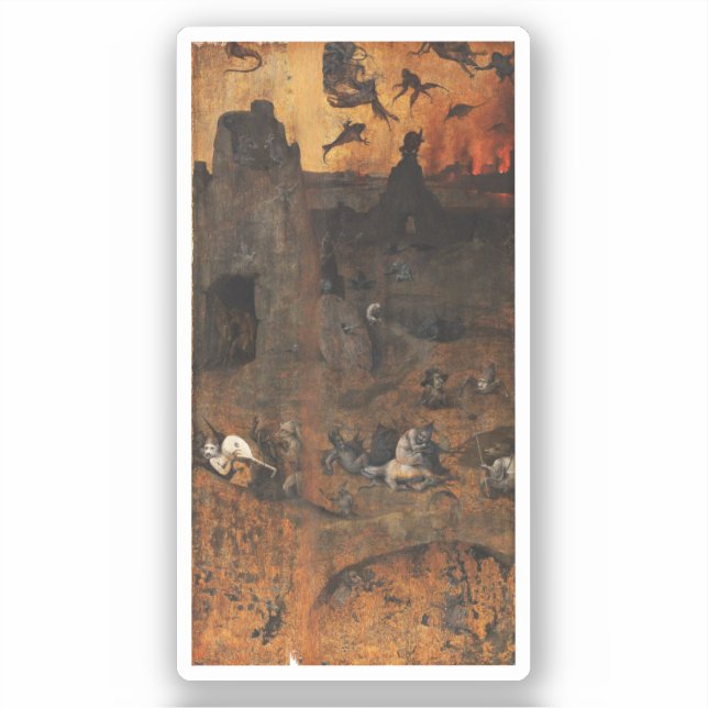 The wickedness of mankind before the flood sticker (Front)