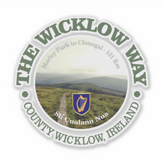 The Wicklow Way Sticker (Front)