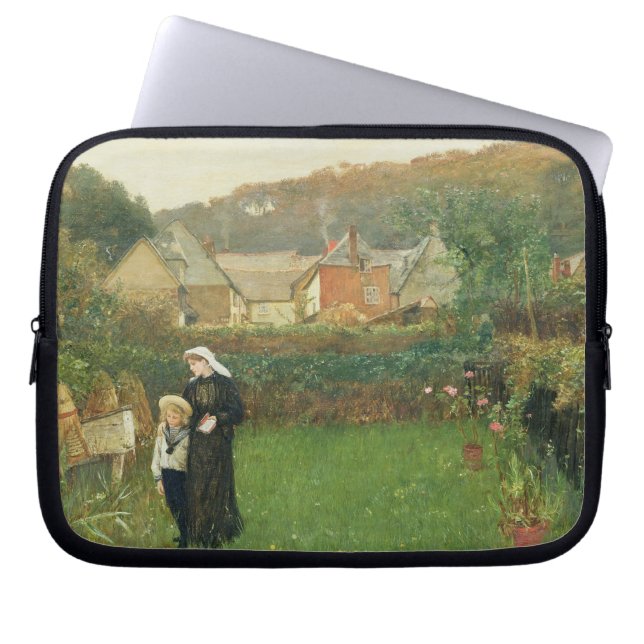 The Widow, 1895 (oil on canvas) Laptop Sleeve (Front)
