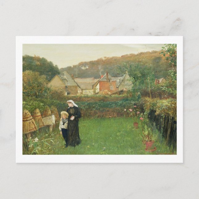 The Widow, 1895 (oil on canvas) Postcard (Front)