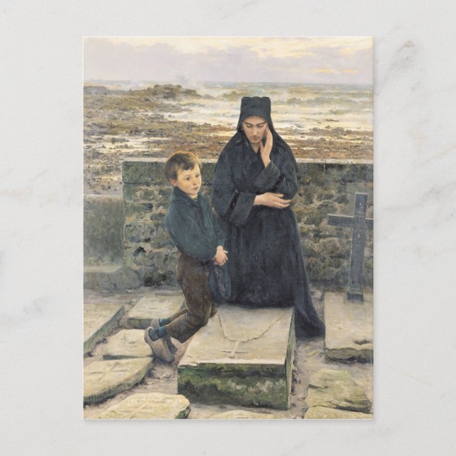 The Widow of the Ile de Sein, 1880 Postcard (Front)