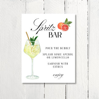 The Wife Lotus- Spritz Bar sign Limoncello