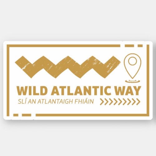 The Wild Atlantic Way Irelands Coastal trip Sticker