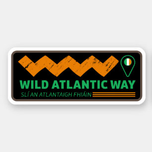 The Wild Atlantic Way Ireland's Coastal trip Sticker