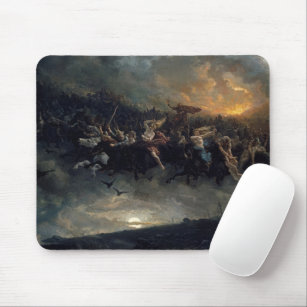 The Wild Hunt Of Odin, 1872 by Peter Nicolai Arbo Mouse Pad