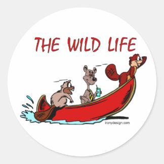 The Wild Life Classic Round Sticker