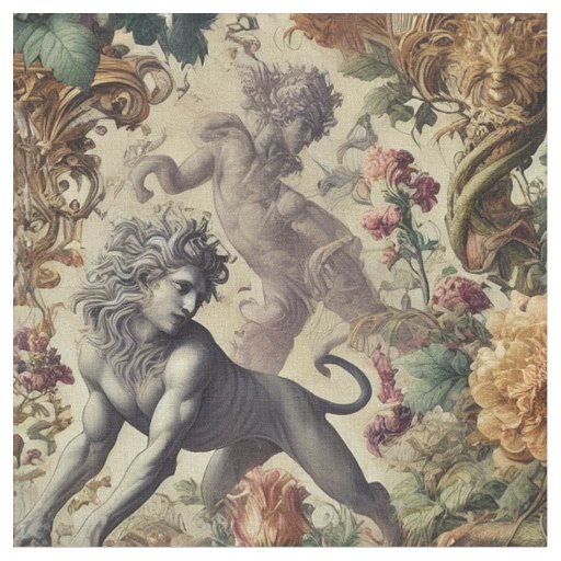 The Wild Lush – Gothic Statement Tile Fabric