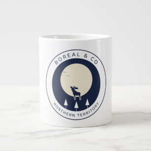 The Wild North Reindeer Mountain Badge BOREAL Giant Coffee Mug
