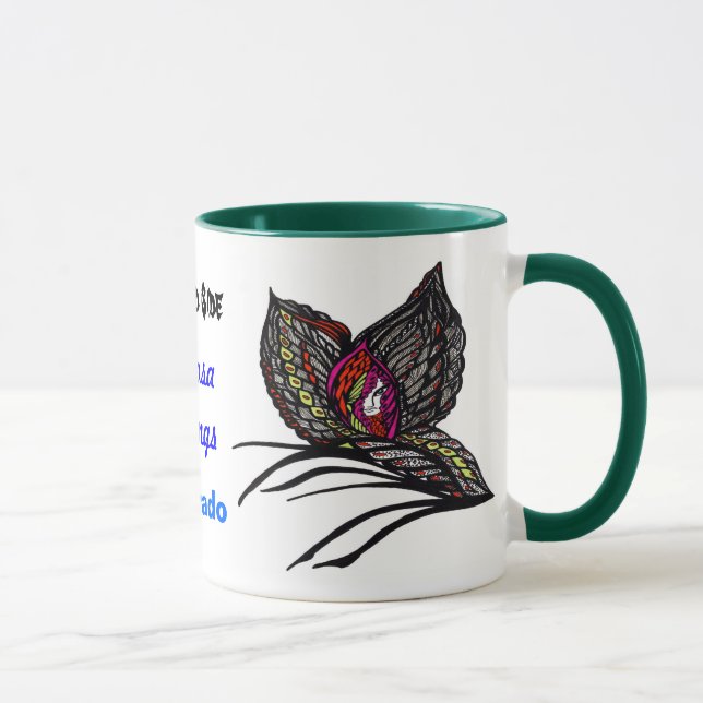 The Wild Side Butterfly Mug (Right)
