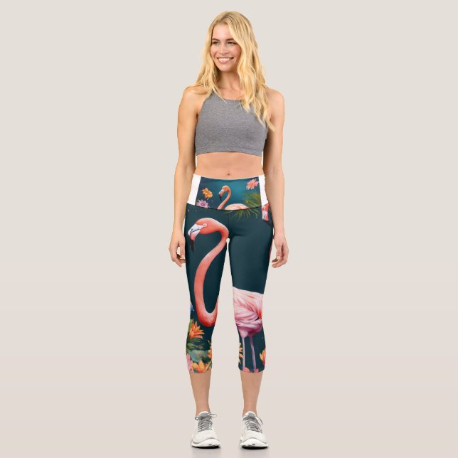 The Wild Side Collection Capri Leggings (Front)
