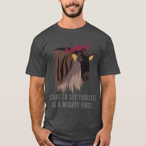 the Wildebeest spirit animal T_Shirt