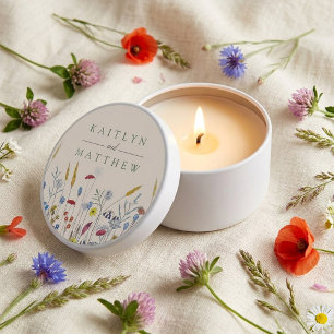 The Wildflower Meadow Wedding Suite - Mini Candle Favors