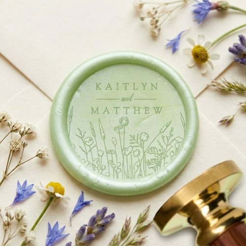 The Wildflower Meadow Wedding Suite - Wax Seal Stamp