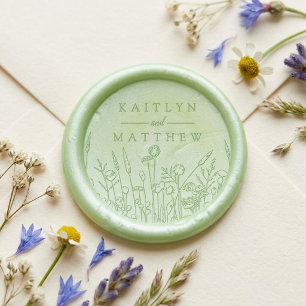 The Wildflower Meadow Wedding Suite - Wax Seal Sticker
