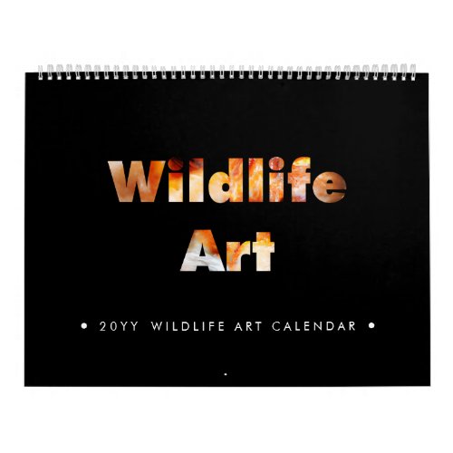The Wildlife Art Calendar Personalize The Year 