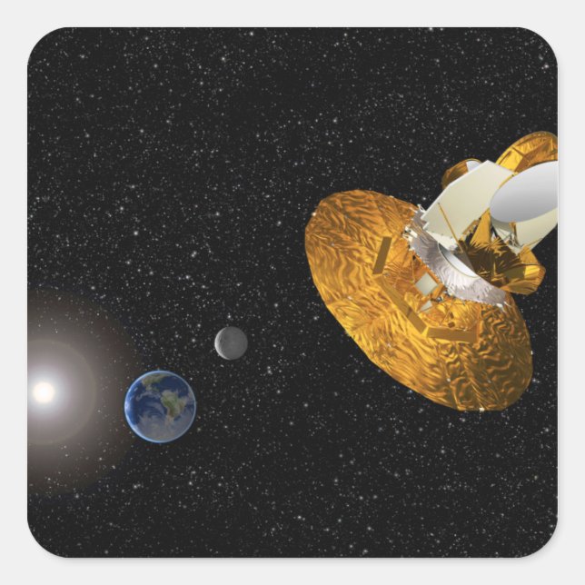 The Wilkinson Microwave Anisotropy Probe Square Sticker (Front)