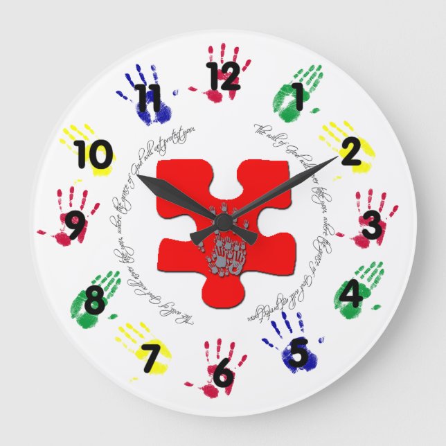 The Will of God Large Clock (Front)