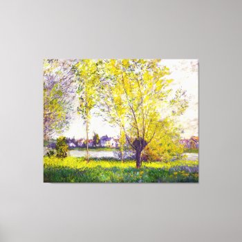 The Willows  By Claude Monet Canvas Print by GalleryGifts at Zazzle