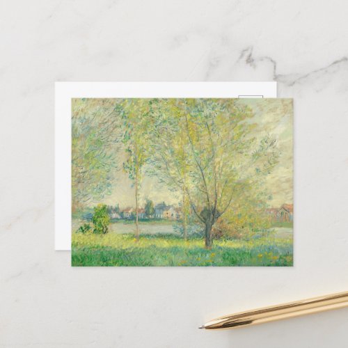 The Willows by Claude Monet Postcard