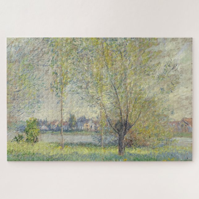 The Willows Claude Monet 1880 Jigsaw Puzzle (Horizontal)