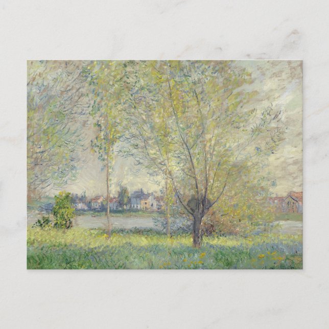 The Willows Claude Monet 1880 Postcard (Front)