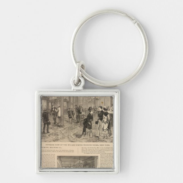 The Wilson Sewing Machine Company Keychain (Front)