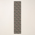 The Wilted Vigil – Gothic Victorian Elongated Scarf<br><div class="desc">Decaying blooms spill down gilded scrolls in The Wilted Vigil,  where devotion lingers in shadowed silence. A mourning wrapped in velvet dusk.</div>