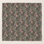 The Wilted Vigil – Gothic Victorian Square Scarf<br><div class="desc">Decaying blooms spill down gilded scrolls in The Wilted Vigil,  where devotion lingers in shadowed silence. A mourning wrapped in velvet dusk.</div>