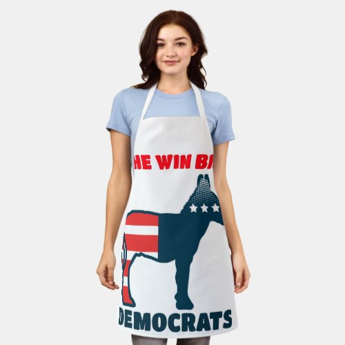 The Win Big Democrats  Apron