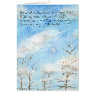"The Wind in the Willows" verse on Painting+inside Cards