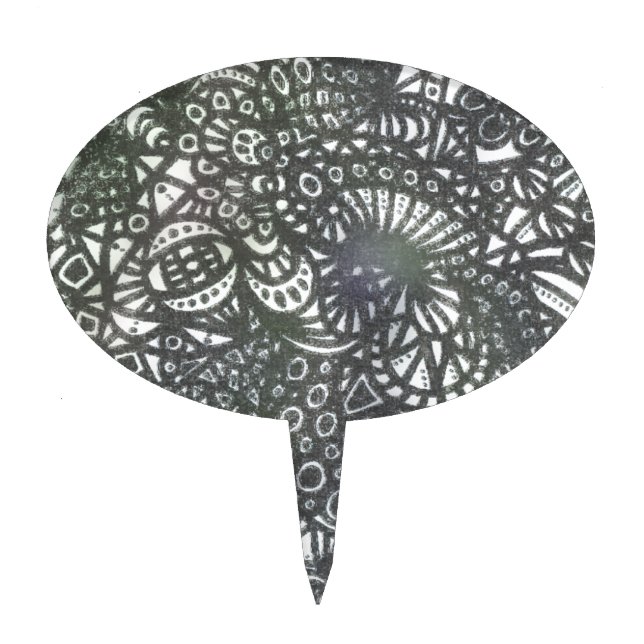 The Winding Worm A1 Cake Topper (Front)