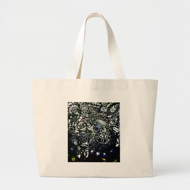 The Winding Worm A2 Large Tote Bag (Front)