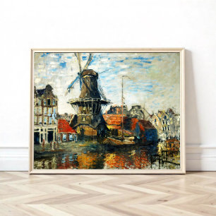 The Windmill, Claude Monet 1871  Poster