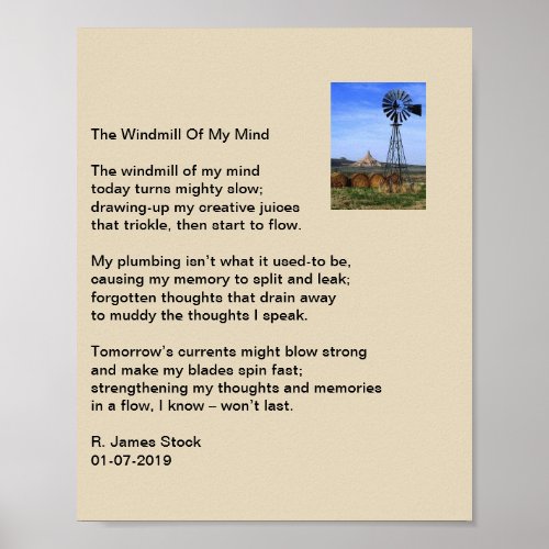 the Windmill of My Mind Poster