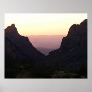 The Window at sunset, Big Bend National Park, TX Poster