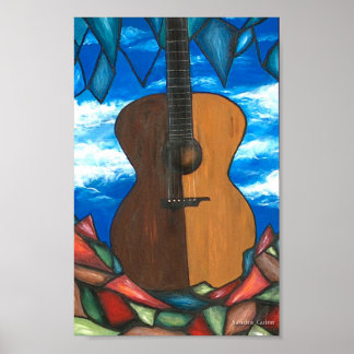 The Window to Guitar Poster