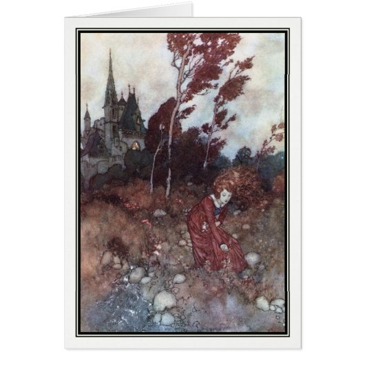 The Wind's Tale by Edmund Dulac Cards (Front)