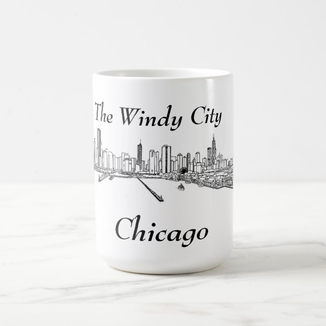 The Windy City Chicago Coffee Mug (Center)