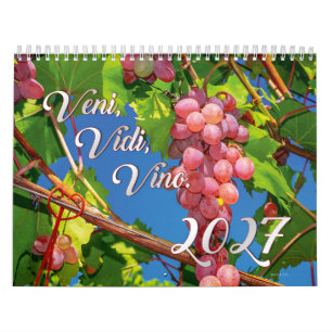 The wine calendar 2027 - Veni, Vidi, Vino