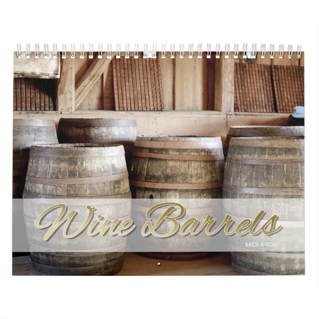 The Wine Calendar - Wine Barrels (Cover)