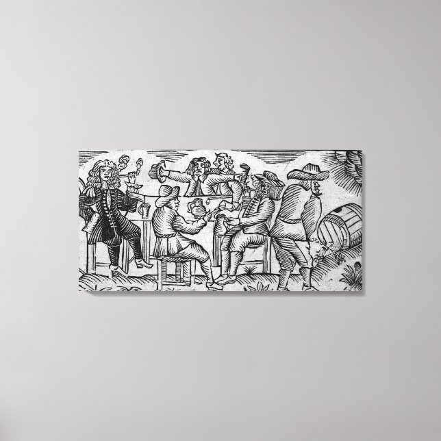 The Wine-Coopers Delight, from Canvas Print (Front)