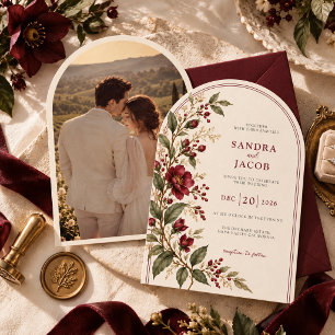 The Wine Garden Wedding Invitation