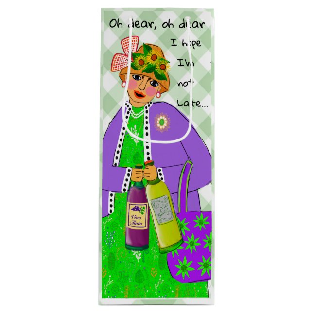 The Wine Lady  Gift Bag (Front)